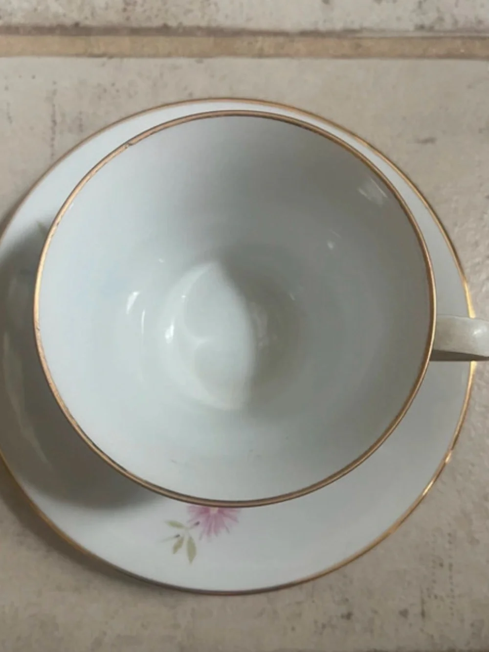 Vintage Edwin M. Knowles China Teacup & Saucer